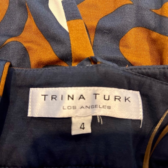 NWT SZ4 Trina Turk Los Angeles Burmese Vine Strappy Tank Dress - Picture 7 of 7